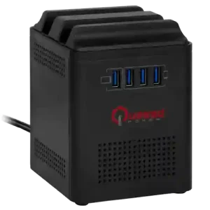 Regulador de Voltaje Quasad 1000VA QUSB-648 /4 Salidas +USB