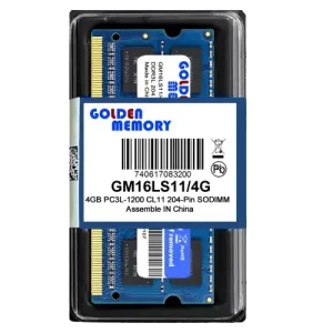 MEMORIA RAM DDR3L 4GB / 1600MHZ / PC 12800 / SODIMM / GOLDEN / LAPTOP