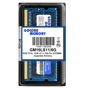 MEMORIA RAM DDR3L 8GB / 1600MHZ / PC 12800 / SODIMM / GOLDEN / LAPTOP